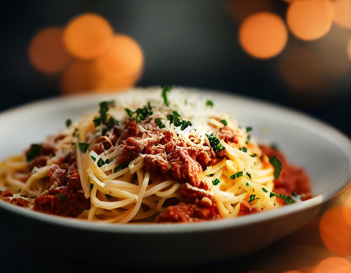 Leckere Spaghetti Bolognese von den Kids des offenen Ganztags in Dinslaken